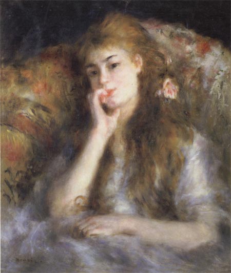 Pierre Renoir Young Woman Seated(The Thought)